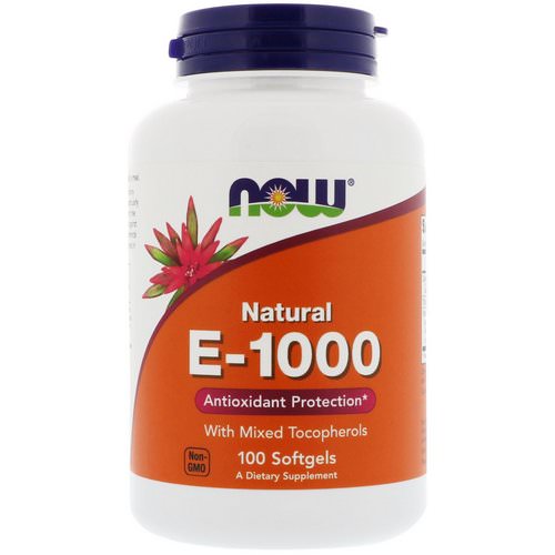 Now Foods, E-1000, 100 Softgels Review
