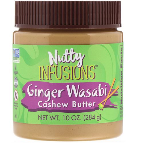 Now Foods, Ellyndale Naturals, Nutty Infusions, Ginger Wasabi Cashew Butter, 10 oz (284 g) Review