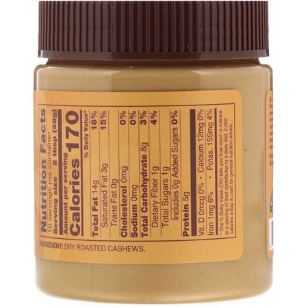腰果黃油, 蜜餞: Now Foods, Ellyndale Naturals, Nutty Infusions, Roasted Cashew Butter, 10 oz (284 g)