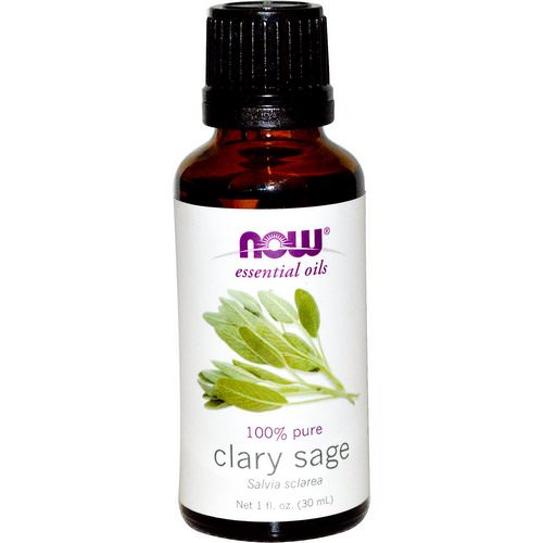Now Foods, Essential Oils, Clary Sage, 1 fl oz (30 ml) Review