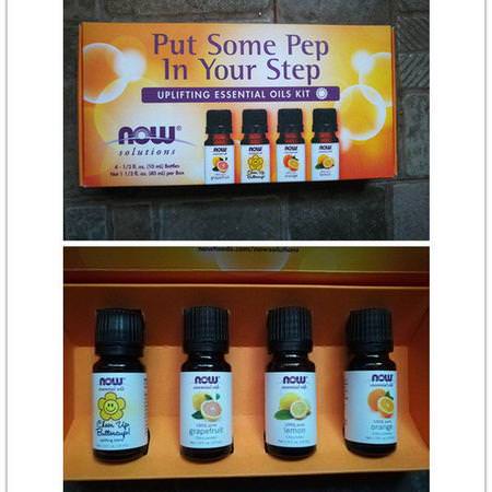 Now Foods Energize Uplift Oil Blends Gift Sets Bath Personal Care
