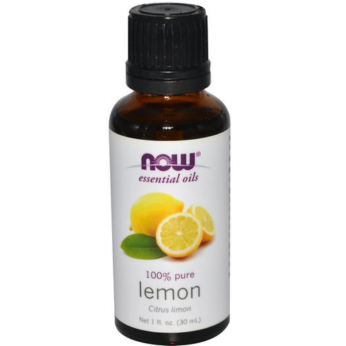 Now Foods, Essential Oils, Lemon, 1 fl oz (30 ml) Review