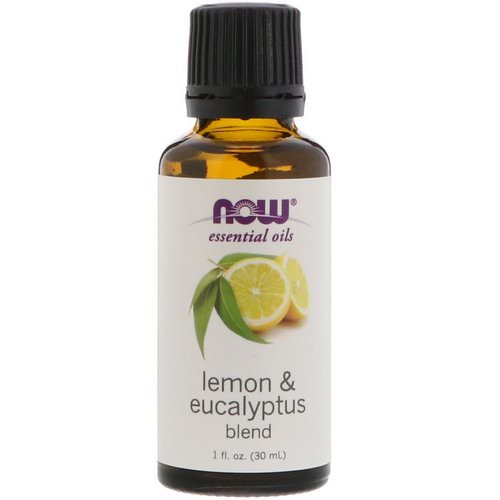 Now Foods, Essential Oils, Lemon & Eucalyptus Blend, 1 fl oz (30 ml) Review