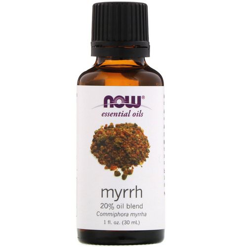 Now Foods, Essential Oils, Myrrh, 20% Oil Blend, 1 fl oz (30 ml) Review