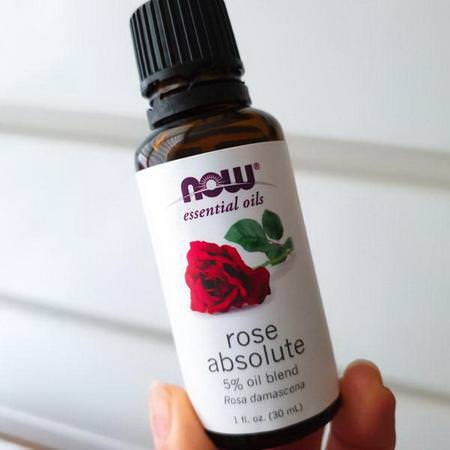 Now Foods Rose Oil Energize Uplift Oil Blends - 提升油, 提升, 賦能, 玫瑰油