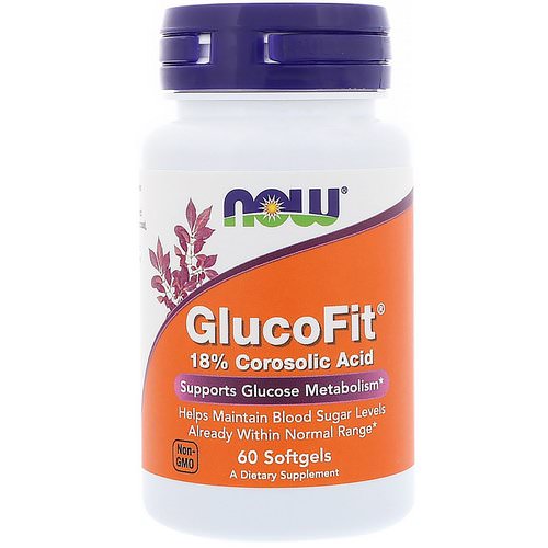 Now Foods, GlucoFit, 60 Softgels Review