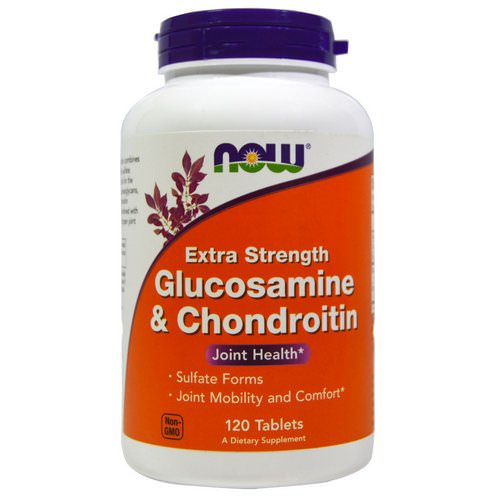 Now Foods, Glucosamine & Chondroitin, Extra Strength, 120 Tablets Review