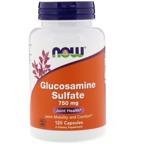 Now Foods, Glucosamine Sulfate, 750 mg, 120 Capsules Review