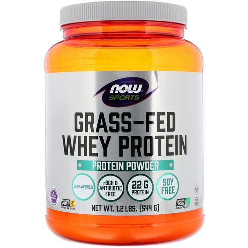 Now Foods, Grass-Fed Whey Protein Concentrate, Unflavored, 1.2 lbs (544 g) Review
