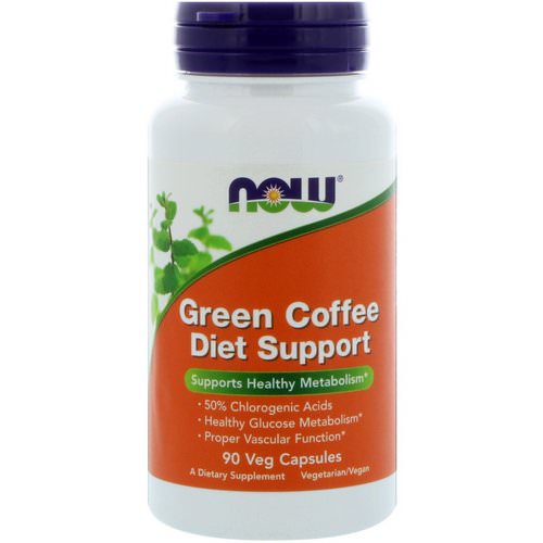 Now Foods, Green Coffee Diet Support, 90 Veg Capsules Review