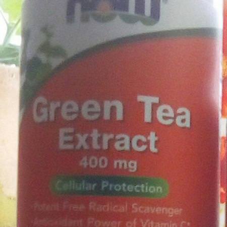 Now Foods Green Tea Extract - 綠茶提取物, 抗氧化劑, 補品