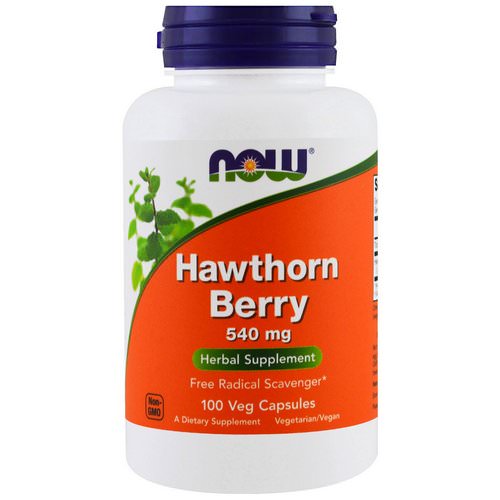 Now Foods, Hawthorn Berry, 540 mg, 100 Capsules Review