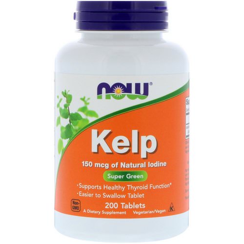 Now Foods, Kelp, 150 mcg, 200 Tablets Review
