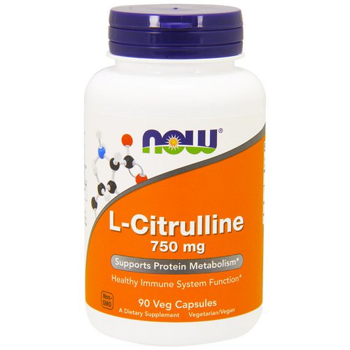 Now Foods, L-Citrulline, 750 mg, 90 Veg Capsules Review