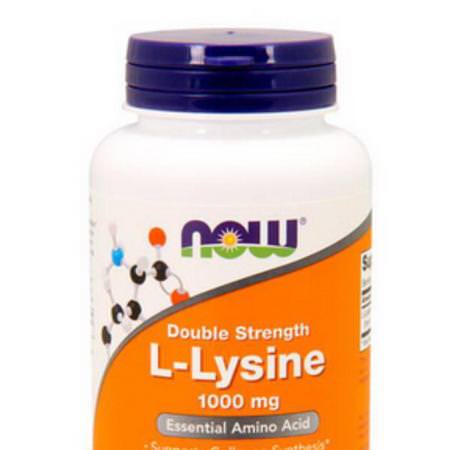 Now Foods L-Lysine Cold Cough Flu - 流感, 咳嗽, 感冒, L-賴氨酸