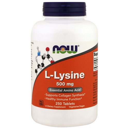 Now Foods, L-Lysine, 500 mg, 250 Tablets Review
