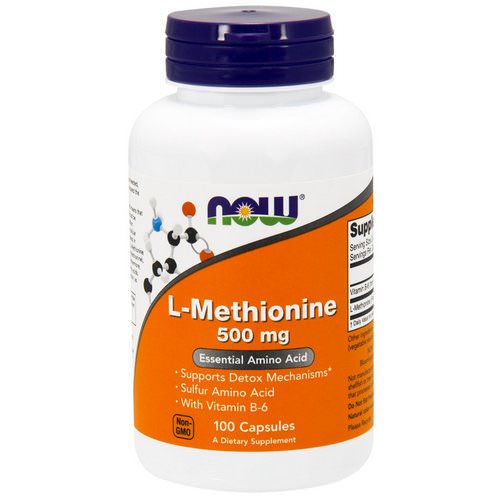 Now Foods, L-Methionine, 500 mg, 100 Capsules Review
