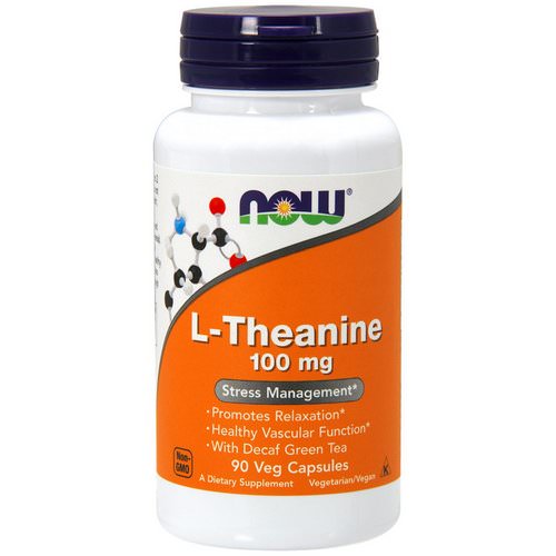 Now Foods, L-Theanine, 100 mg, 90 Veg Capsules Review