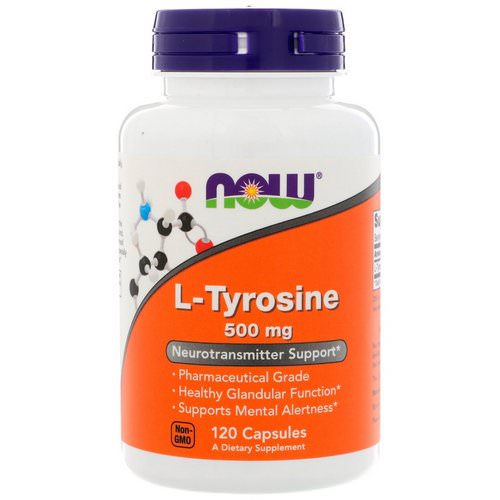 Now Foods, L-Tyrosine, 500 mg, 120 Capsules Review