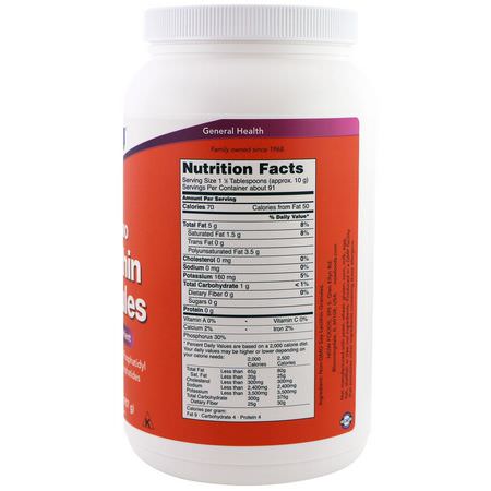 卵磷脂補充劑: Now Foods, Lecithin Granules, Non-GMO, 2 lbs (907 g)