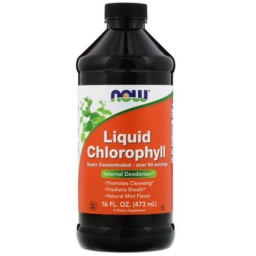 Now Foods, Liquid Chlorophyll, Mint Flavor, 16 fl oz (473 ml) Review