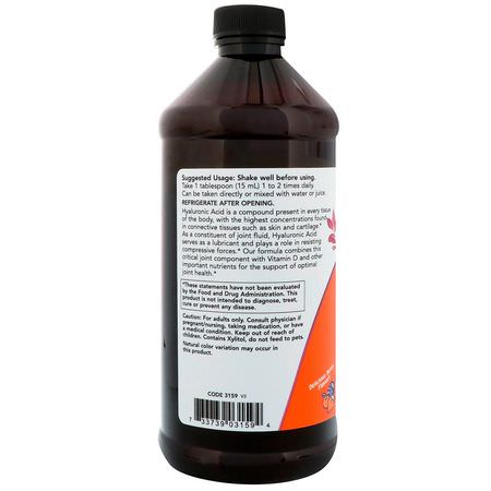 Now Foods Hyaluronic Acid Condition Specific Formulas - 透明質酸, 指甲, 皮膚, 頭髮