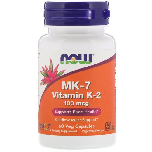 Now Foods, MK-7 Vitamin K-2, 100 mcg, 60 Veg Capsules Review