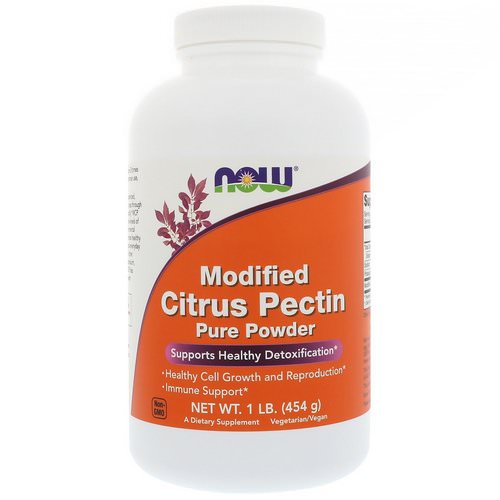 Now Foods, Modified Citrus Pectin, Pure Powder, 1 lb (454 g) Review