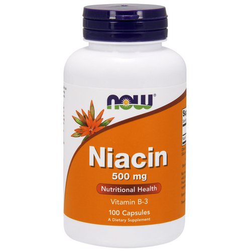 Now Foods, Niacin, 500 mg, 100 Capsules Review