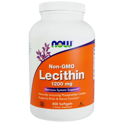 Now Foods, Non-GMO Lecithin, 1200 mg, 400 Softgels Review