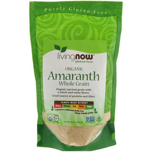 Now Foods, Organic Amaranth, Whole Grain, 16 oz (454 g) Review