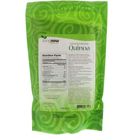 奎奴亞藜, 麵包: Now Foods, Organic Quinoa, Whole Grain, 16 oz (454 g)
