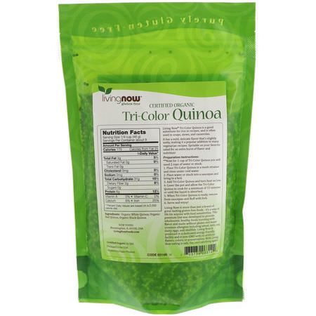 奎奴亞藜, 麵包: Now Foods, Organic Tri-Color Quinoa, 14 oz (397 g)