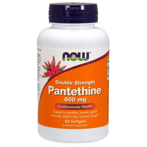 Now Foods, Pantethine, Double Strength, 600 mg, 60 Softgels Review