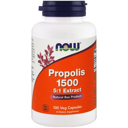 Now Foods, Propolis 1500, 300 mg, 100 Veg Capsules Review