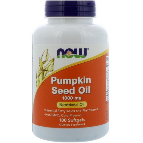 Now Foods, Pumpkin Seed Oil, 1000 mg, 100 Softgels Review