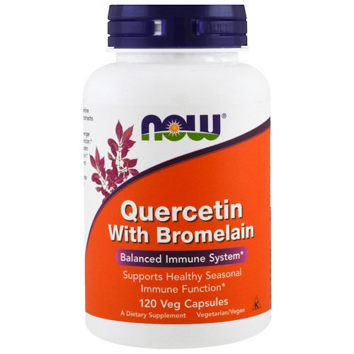 Now Foods, Quercetin with Bromelain, 120 Veg Capsules Review