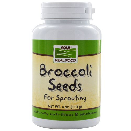 Now Foods, Real Food, Broccoli Seeds, 4 oz (113 g) Review