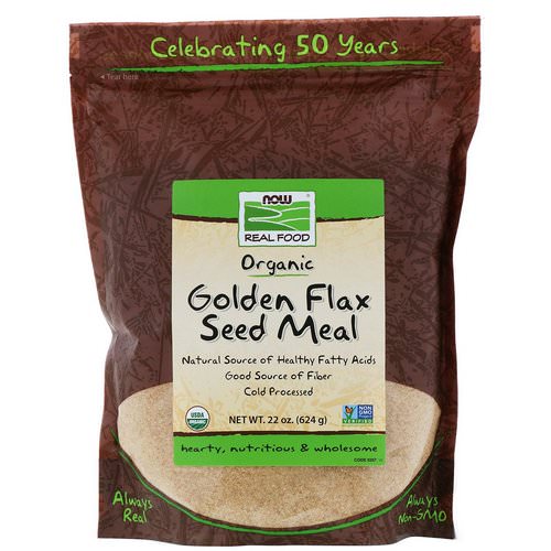 Now Foods, Real Food, Golden Flax Seed Meal, 1.4 lbs (624 g) Review