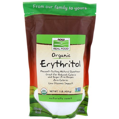 Now Foods, Real Food, Organic Erythritol, 1 lb (454 g) Review