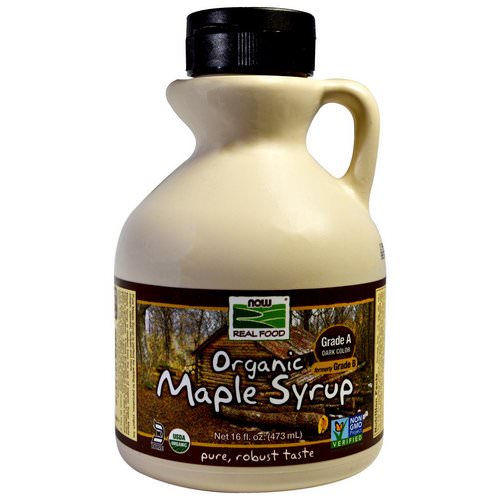 Now Foods, Real Food, Organic Maple Syrup, Grade A, Dark Color, 16 fl oz (473 ml) Review