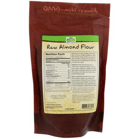 膳食, 杏仁粉: Now Foods, Real Food, Raw Almond Flour, 10 oz (284 g)