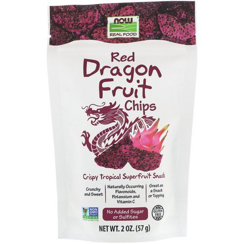 Now Foods, Real Foods, Red Dragon Fruit Chips, 2 oz (57 g) Review