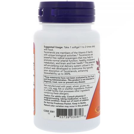 Now Foods Vitamin E - 維生素E, 維生素, 補品