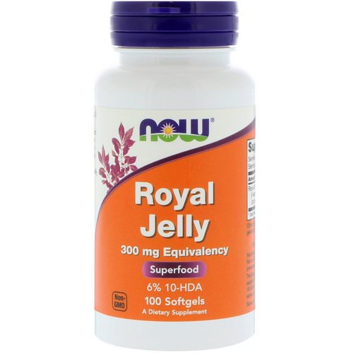 Now Foods, Royal Jelly, 300 mg, 100 Softgels Review