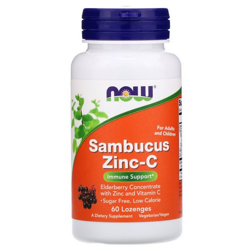 Now Foods, Sambucus Zinc-C, 60 Lozenges Review