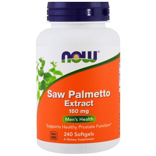 Now Foods, Saw Palmetto Extract, 160 mg, 240 Softgels Review