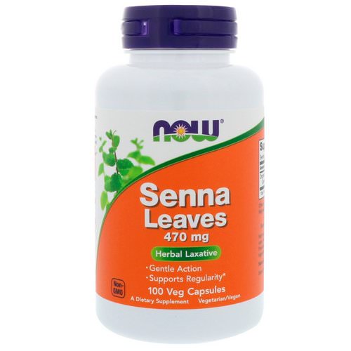 Now Foods, Senna Leaves, 470 mg, 100 Veg Capsules Review