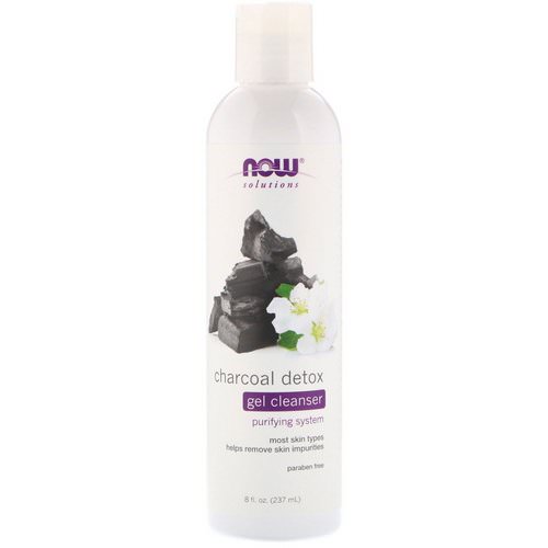 Now Foods, Solutions, Charcoal Detox Gel Cleanser, 8 fl oz (237 ml) Review