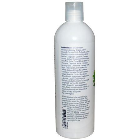 洗髮, 護髮: Now Foods, Solutions, Herbal Revival Shampoo, 16 fl oz (473 ml)